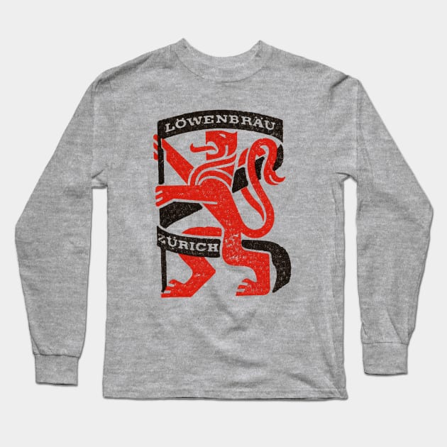 Lowenbrau Zurich Long Sleeve T-Shirt by MindsparkCreative